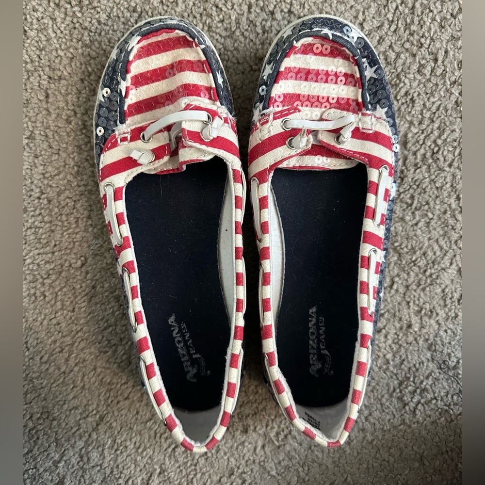 Arizona 4th of July slip on sneakers